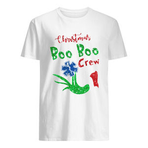 Grinch Hand Holding Ems Christmas T-Shirt